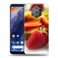 Дизайнерский пластиковый чехол для Nokia 9 PureView Клубника