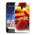 Дизайнерский пластиковый чехол для Nokia 2.2 Клубника