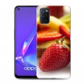 Дизайнерский пластиковый чехол для OPPO A52 Клубника