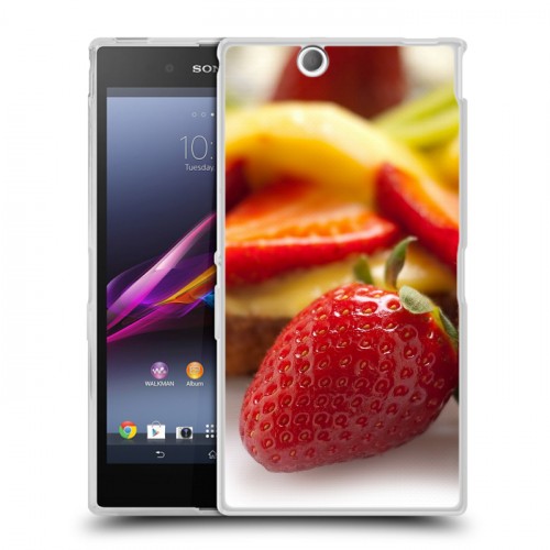 Дизайнерский пластиковый чехол для Sony Xperia Z Ultra  Клубника