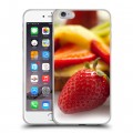 Дизайнерский силиконовый чехол для Iphone 6 Plus/6s Plus Клубника