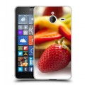 Дизайнерский пластиковый чехол для Microsoft Lumia 640 XL Клубника