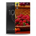 Дизайнерский пластиковый чехол для Sony Xperia XZs Клубника