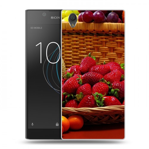 Дизайнерский пластиковый чехол для Sony Xperia L1 Клубника