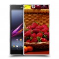 Дизайнерский пластиковый чехол для Sony Xperia Z Ultra  Клубника