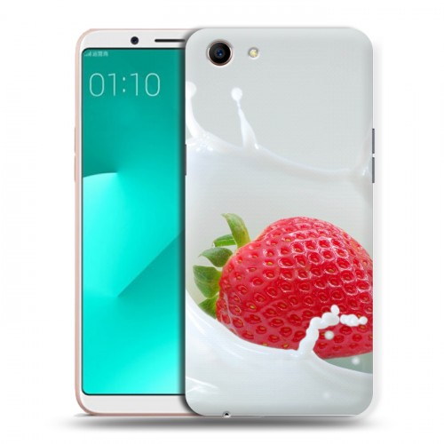 Дизайнерский пластиковый чехол для OPPO A83 Клубника