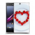 Дизайнерский пластиковый чехол для Sony Xperia Z Ultra  Клубника