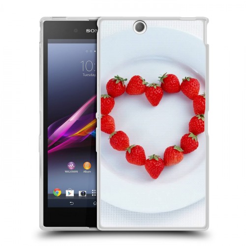 Дизайнерский пластиковый чехол для Sony Xperia Z Ultra  Клубника