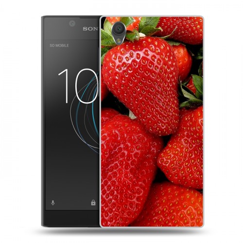 Дизайнерский пластиковый чехол для Sony Xperia L1 Клубника