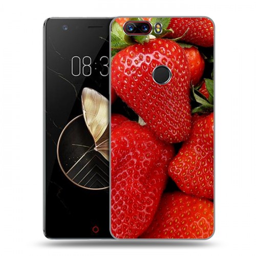 Дизайнерский пластиковый чехол для ZTE Nubia Z17 Клубника