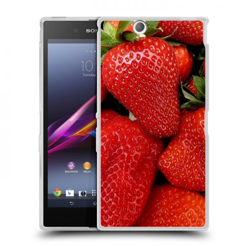 Дизайнерский пластиковый чехол для Sony Xperia Z Ultra  Клубника