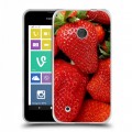 Дизайнерский пластиковый чехол для Nokia Lumia 530 Клубника