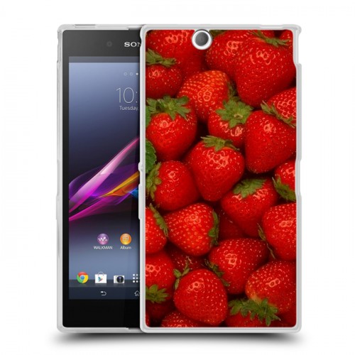 Дизайнерский пластиковый чехол для Sony Xperia Z Ultra  Клубника