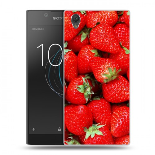 Дизайнерский пластиковый чехол для Sony Xperia L1 Клубника