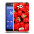 Дизайнерский пластиковый чехол для Sony Xperia E4g Клубника