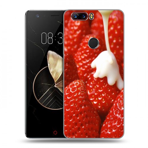 Дизайнерский пластиковый чехол для ZTE Nubia Z17 Клубника