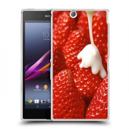 Дизайнерский пластиковый чехол для Sony Xperia Z Ultra  Клубника