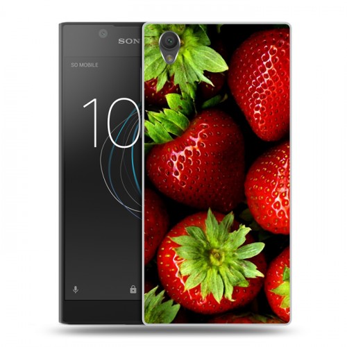 Дизайнерский пластиковый чехол для Sony Xperia L1 Клубника