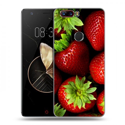 Дизайнерский пластиковый чехол для ZTE Nubia Z17 Клубника