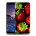 Дизайнерский пластиковый чехол для Nokia 7 Plus Клубника