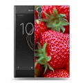 Дизайнерский пластиковый чехол для Sony Xperia XZs Клубника