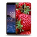 Дизайнерский пластиковый чехол для Nokia 7 Plus Клубника