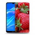 Дизайнерский пластиковый чехол для Huawei Y6 (2019) Клубника