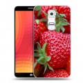 Дизайнерский пластиковый чехол для LG Optimus G2 Клубника