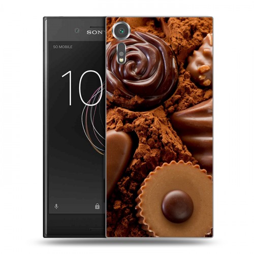 Дизайнерский пластиковый чехол для Sony Xperia XZs Конфеты