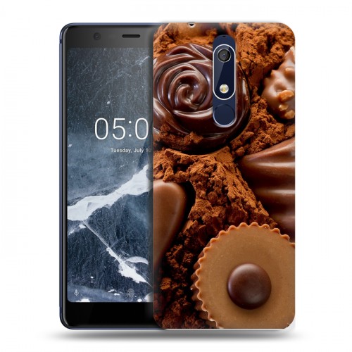 Дизайнерский пластиковый чехол для Nokia 5.1 Конфеты