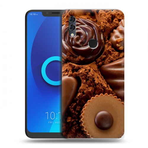 Дизайнерский силиконовый чехол для Alcatel 5V Конфеты