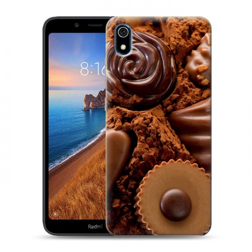 Дизайнерский силиконовый чехол для Xiaomi RedMi 7A Конфеты