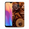 Дизайнерский силиконовый с усиленными углами чехол для Xiaomi RedMi 8A Конфеты