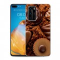 Дизайнерский пластиковый чехол для Huawei P40 Конфеты