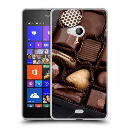 Дизайнерский пластиковый чехол для Microsoft Lumia 540 Конфеты