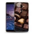 Дизайнерский пластиковый чехол для Nokia 7 Plus Конфеты