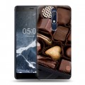 Дизайнерский пластиковый чехол для Nokia 5.1 Конфеты