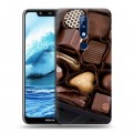 Дизайнерский пластиковый чехол для Nokia 5.1 Plus Конфеты