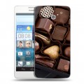 Дизайнерский пластиковый чехол для Huawei Ascend D2 Конфеты