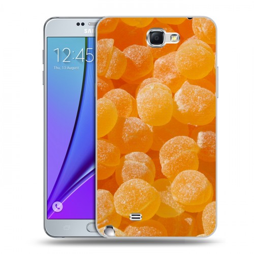 Дизайнерский пластиковый чехол для Samsung Galaxy Note 2 Конфеты