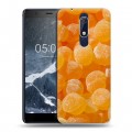 Дизайнерский пластиковый чехол для Nokia 5.1 Конфеты