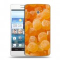 Дизайнерский пластиковый чехол для Huawei Ascend D2 Конфеты