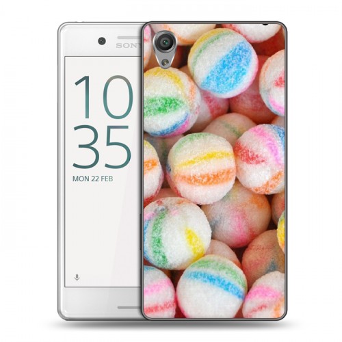 Дизайнерский пластиковый чехол для Sony Xperia X Performance Конфеты