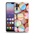 Дизайнерский силиконовый с усиленными углами чехол для Huawei P20 Pro Конфеты