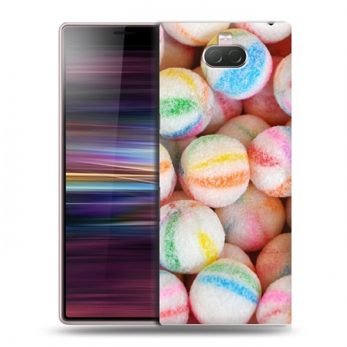 Дизайнерский силиконовый чехол для Sony Xperia 10 Конфеты