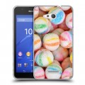 Дизайнерский пластиковый чехол для Sony Xperia E4g Конфеты