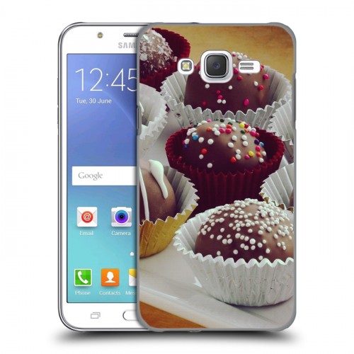 Дизайнерский пластиковый чехол для Samsung Galaxy J5 Конфеты