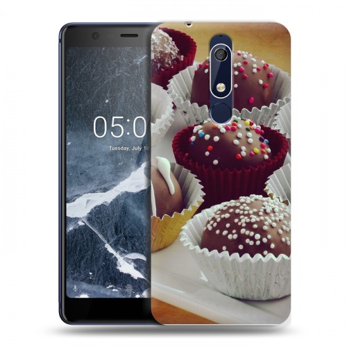 Дизайнерский пластиковый чехол для Nokia 5.1 Конфеты