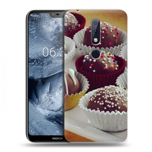 Дизайнерский пластиковый чехол для Nokia 6.1 Plus Конфеты