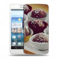 Дизайнерский пластиковый чехол для Huawei Ascend D2 Конфеты